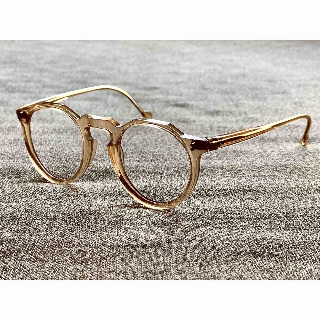 50s フレームフランス クラウンパント キーホール 眼鏡フレーム Lesca