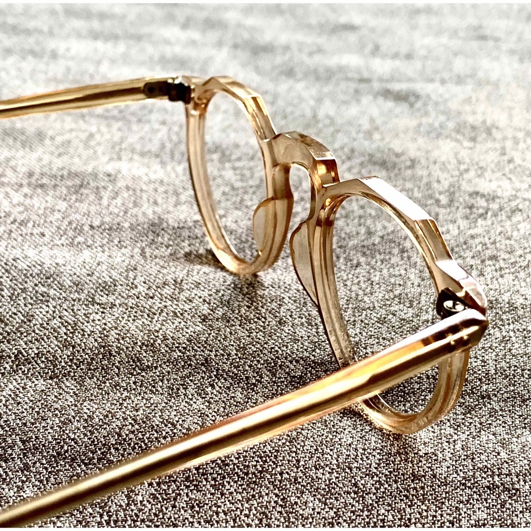 '50s フレームフランス クラウンパント キーホール 眼鏡フレーム Lesca