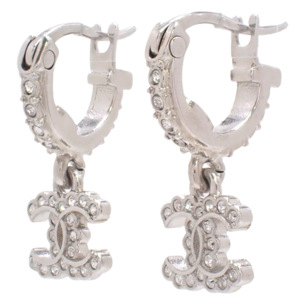 メタルⅺ CHANEL - シャネル ココマーク ラウンドピアス メタル