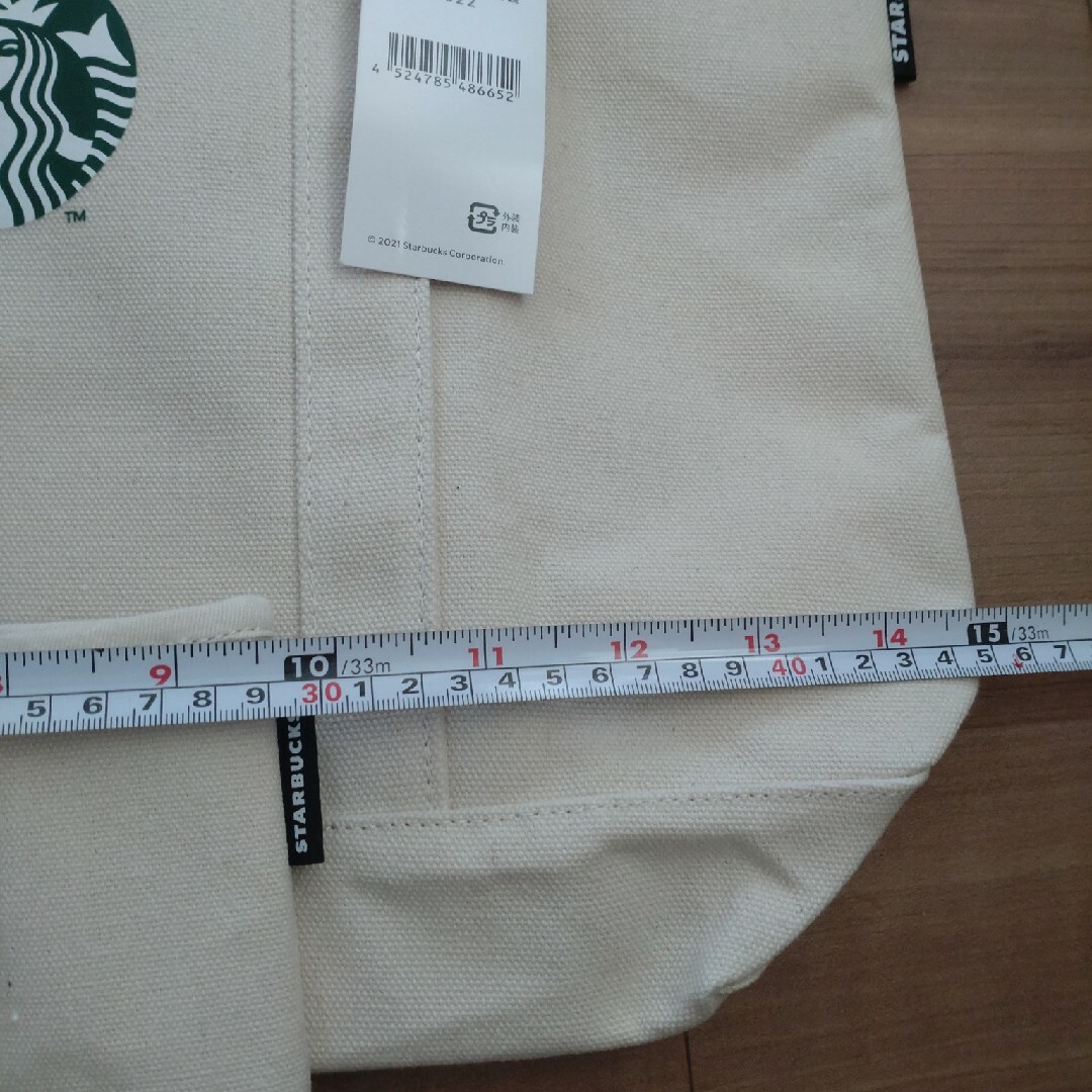 Starbucks(スターバックス)のスターバックス　STARBUCKS　トートバッグ大　ミニトートバッグ ハンドメイドのファッション小物(バッグ)の商品写真