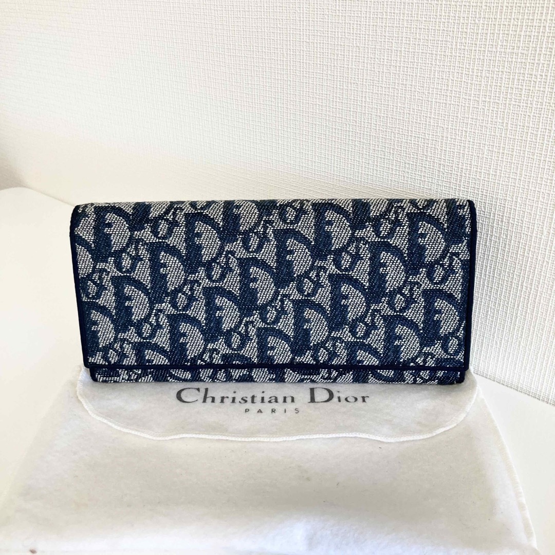 Dior クリスチャン ディオール トロッター 長財布 シルバー金具