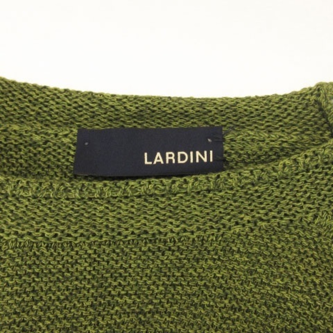 ラルディーニ LARDINI ニット セーター 長袖 イタリア製 グリーン 46