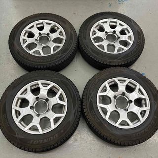 ダンロップ(DUNLOP)のスズキジムニースタッドレスタイヤホイル付175/80R16 JB23W(タイヤ・ホイールセット)