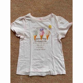 メゾピアノ(mezzo piano)のメゾピアノ　ティシャツ　120 中古(Tシャツ/カットソー)