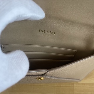 極美品　プラダ　PRADA 長財布 1MF175 エンベロープ　レター型財布
