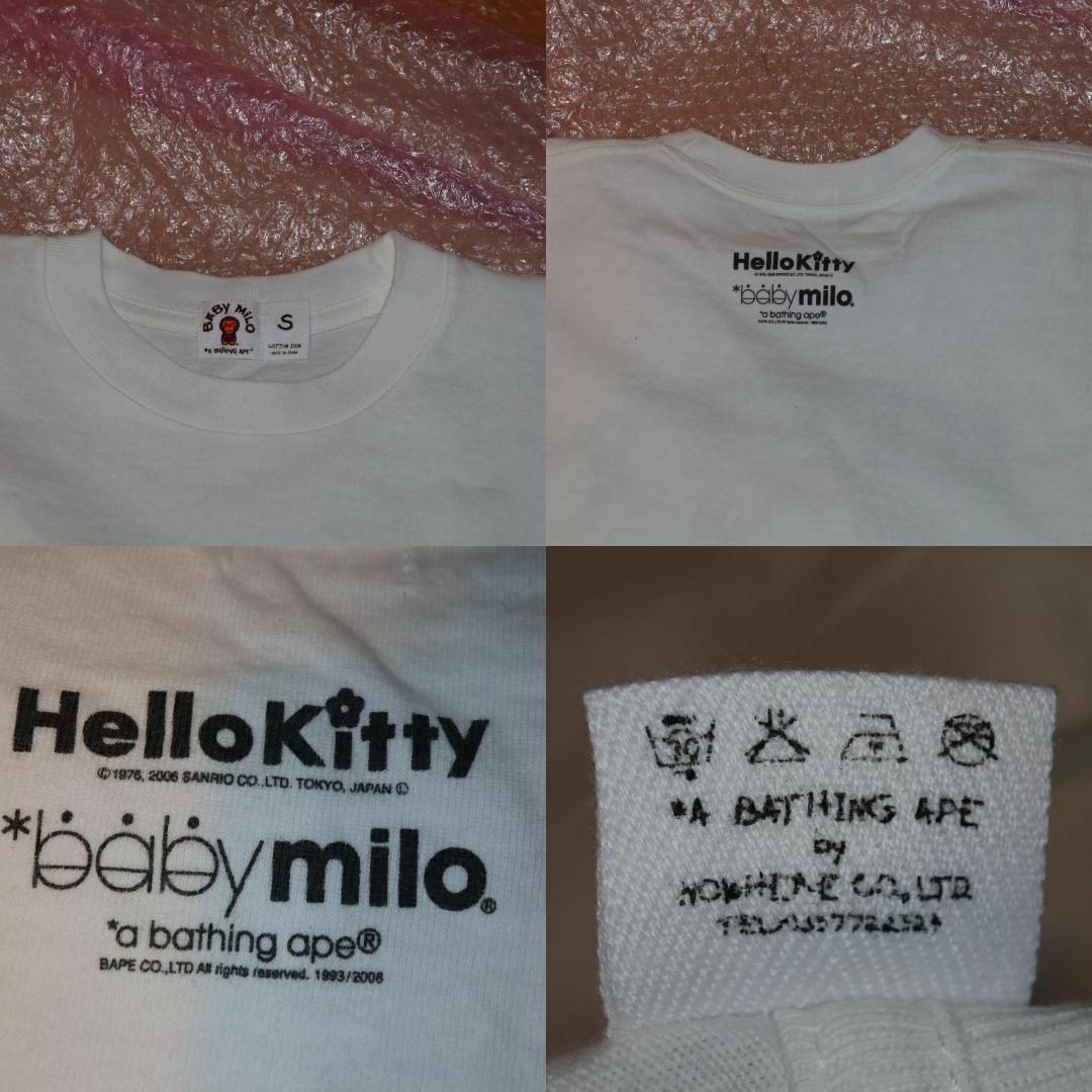 A BATHING APE(アベイシングエイプ)のBAPE HELLO KITTYハローキティサンリオコラボ初代Tシャツエイプ メンズのトップス(Tシャツ/カットソー(半袖/袖なし))の商品写真