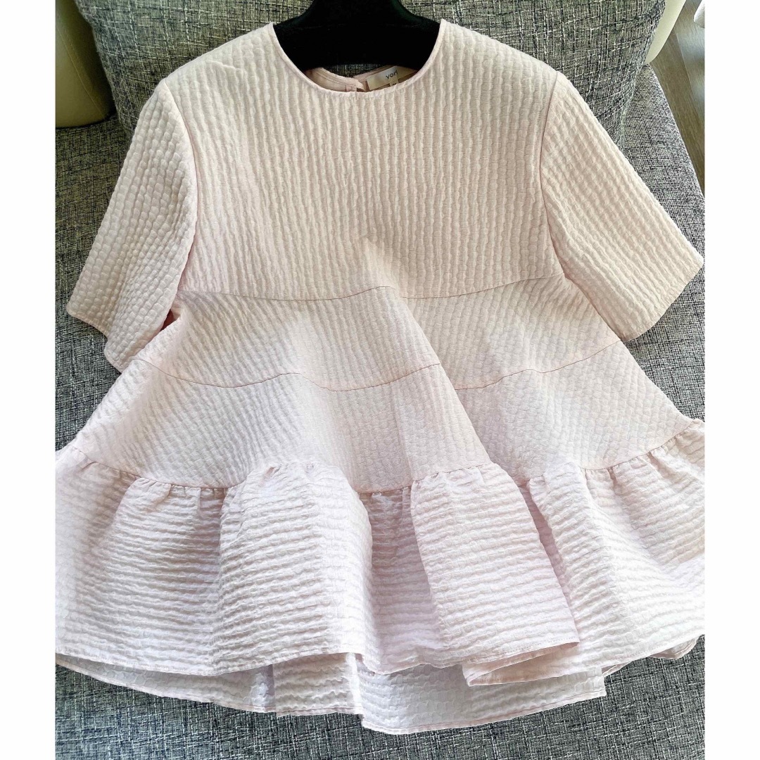 いちご様専用【美品】yori フクレティアードブラウス【2023SM】の通販