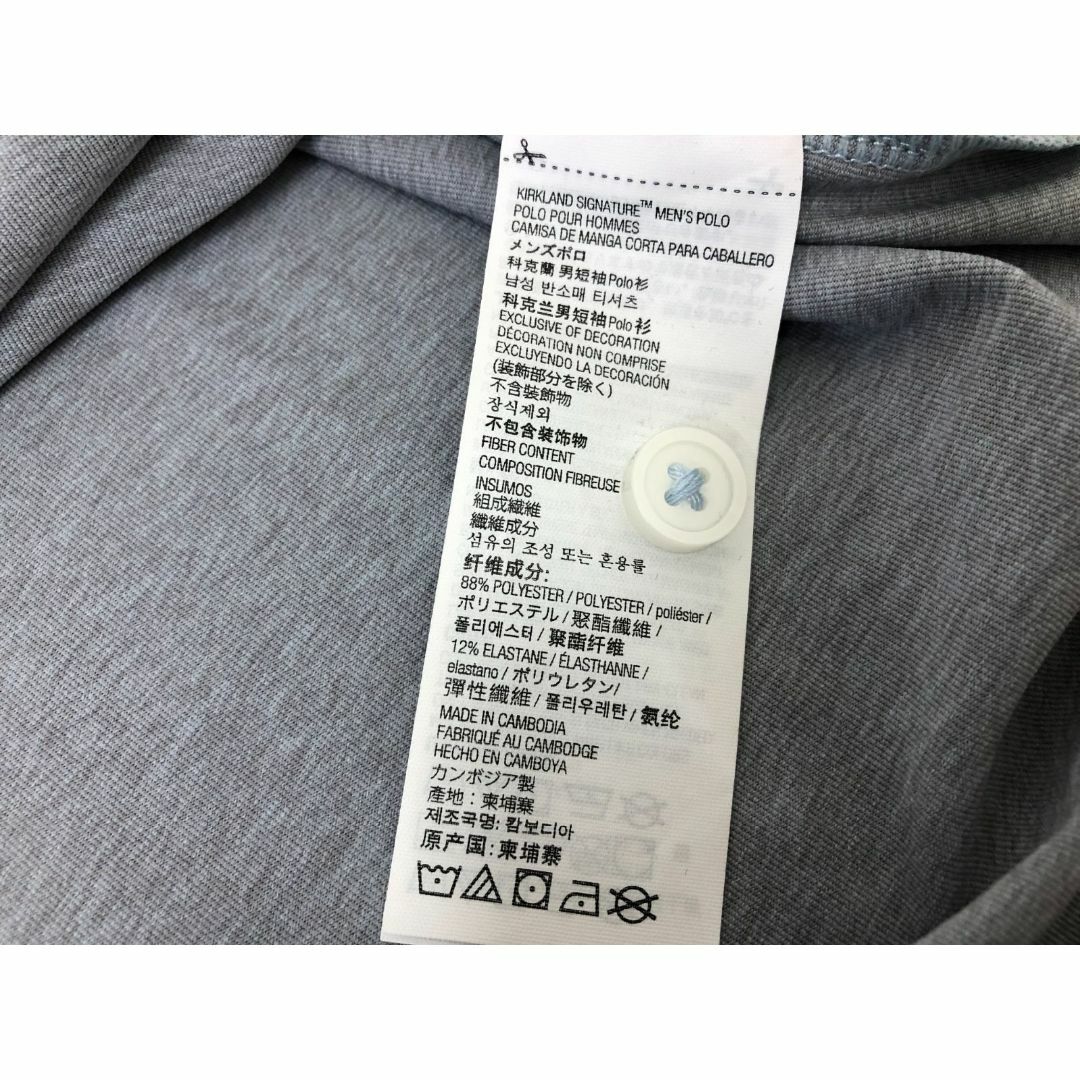 KIRKLAND(カークランド)の011）新品  コストコ   カークランド 半袖 ポロシャツ  US-M メンズのトップス(Tシャツ/カットソー(半袖/袖なし))の商品写真