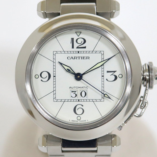 カルティエ(Cartier)の【Cartier】カルティエ パシャC ビックデイト 自動巻き 腕時計 白文字盤 W31055M【中古】/kt04646md(腕時計(アナログ))