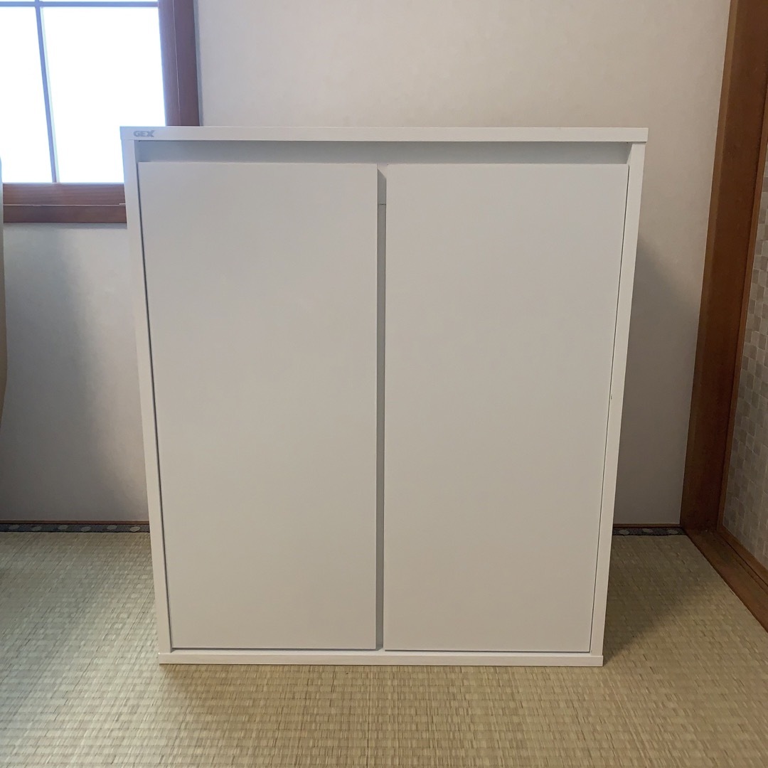 GEXアクアラックウッド 600ホワイト 水槽台 60cm | www ...