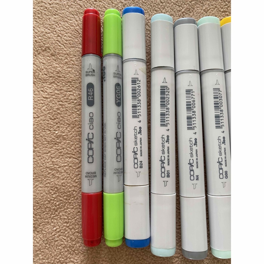 Rico様　ケース無しCOPIC 10色ミリペンNEOPIKO LINE 3色　 エンタメ/ホビーのアート用品(カラーペン/コピック)の商品写真