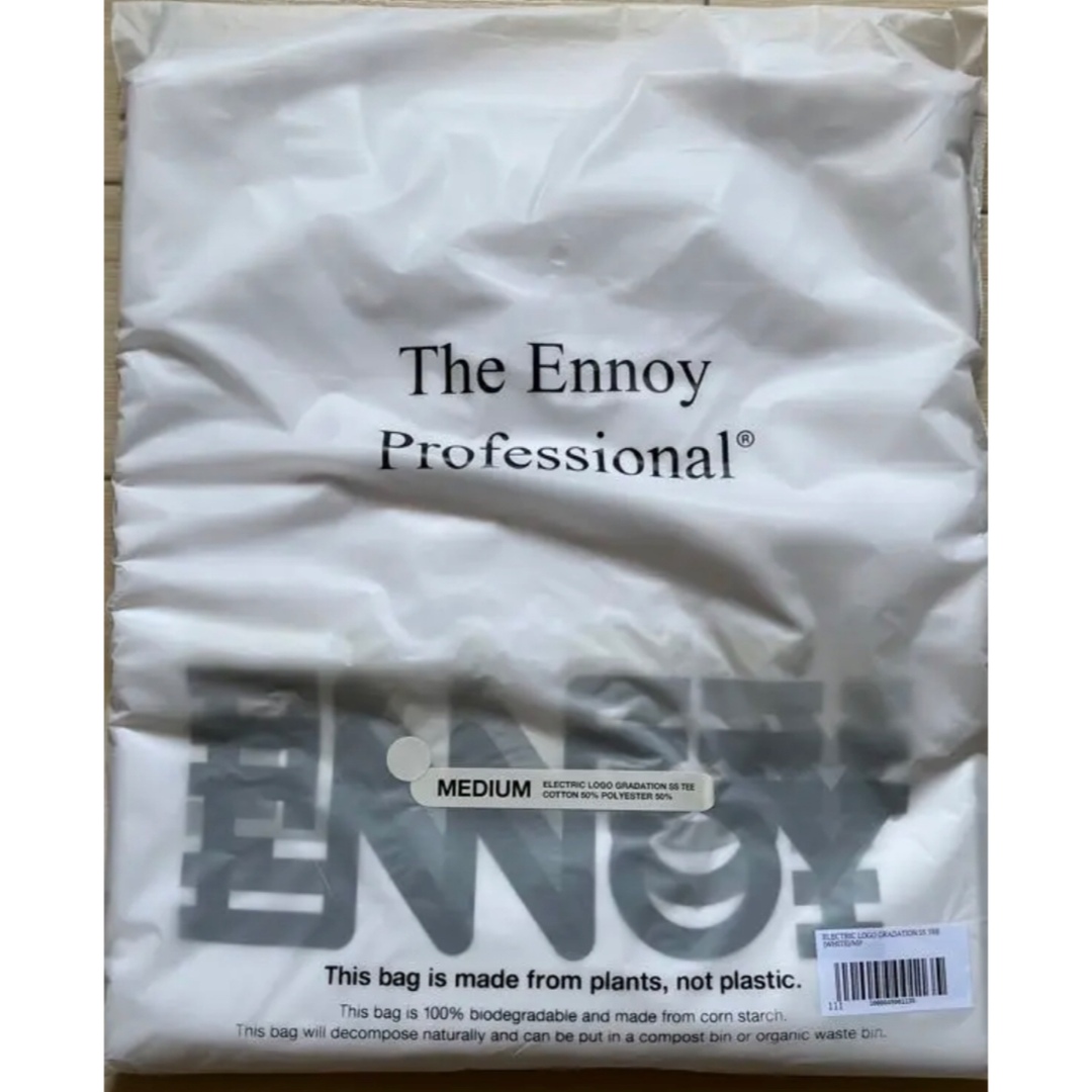 ENNOY ELECTRIC LOGO GRADATION SS TEE - Tシャツ/カットソー(半袖/袖なし)