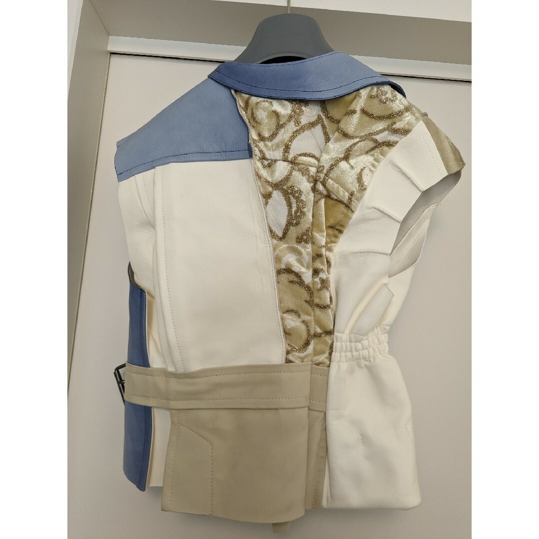 MARNI 異素材 レザーMIX パッチワーク マルニ ジャケット ライダース