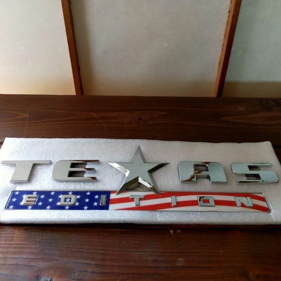 TEXAS EDITION 　テキサス エディション　エンブレム　アメリカン 自動車/バイクの自動車(車外アクセサリ)の商品写真