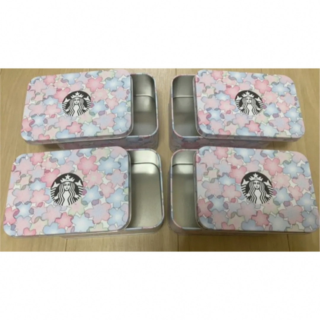 Starbucks - 9/22〆◎桜スターバックス花柄クッキー缶プレゼント Starbucks - 9/22〆◎桜スターバックス花柄クッキー缶プレゼント