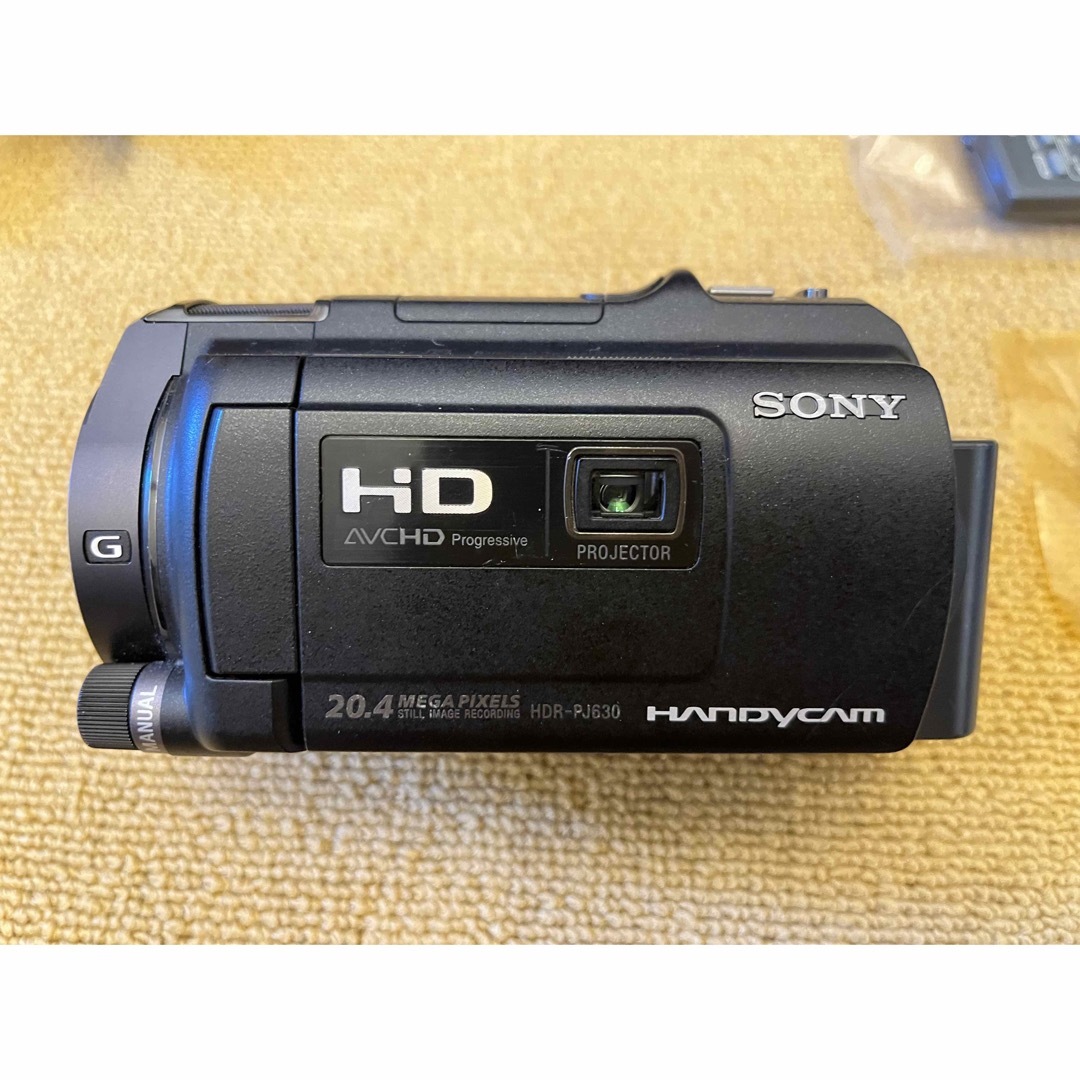 SONY(ソニー)のSONY HDR-PJ630V(B)  ビデオカメラ　完動品 スマホ/家電/カメラのカメラ(ビデオカメラ)の商品写真