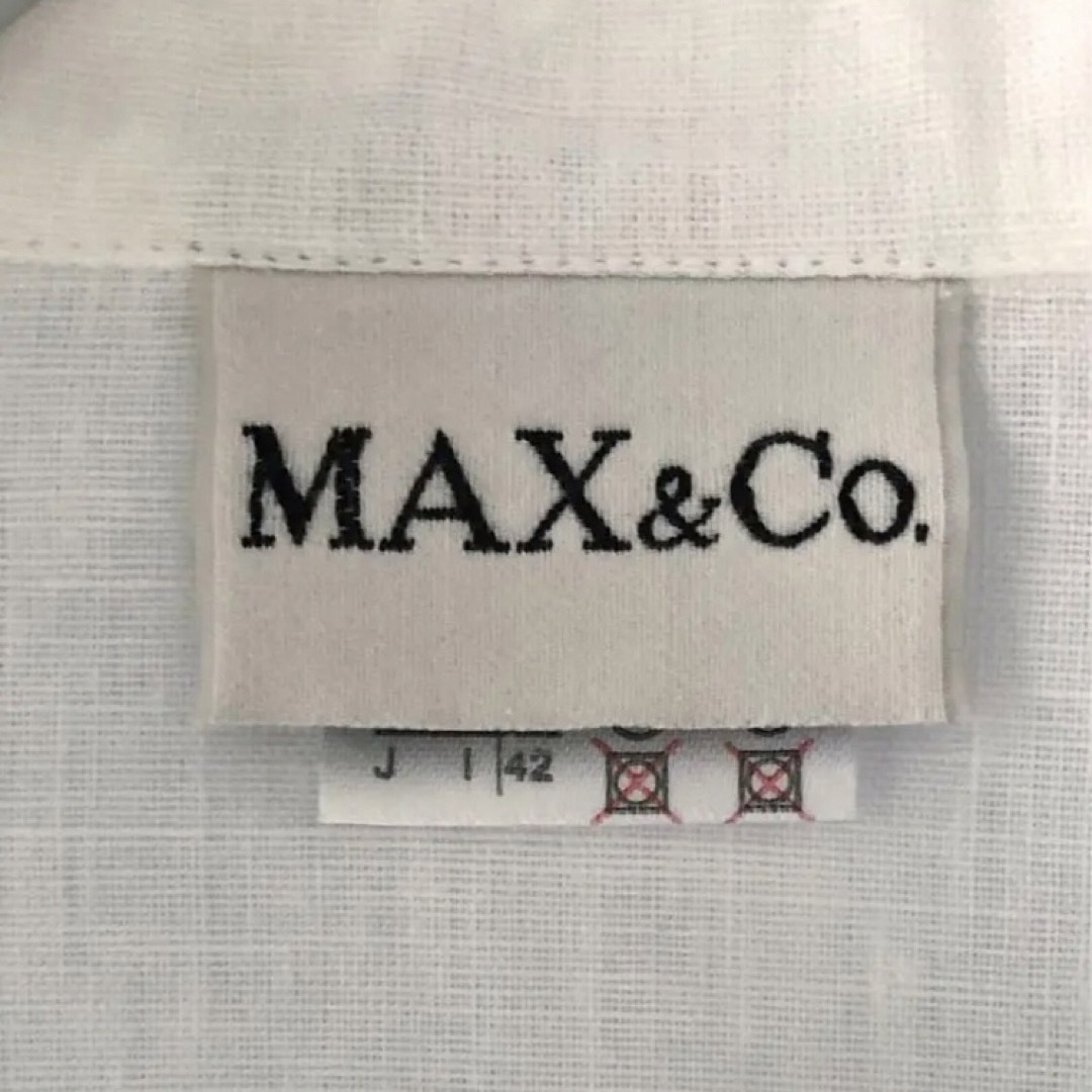 トップス【美品】max&co マックスアンドコー リネンブラウス イタリア製