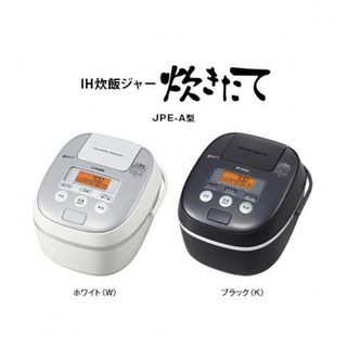 タイガー(TIGER)の【中古品】タイガー 炊飯器   ホワイト  JPE-A100-W(炊飯器)