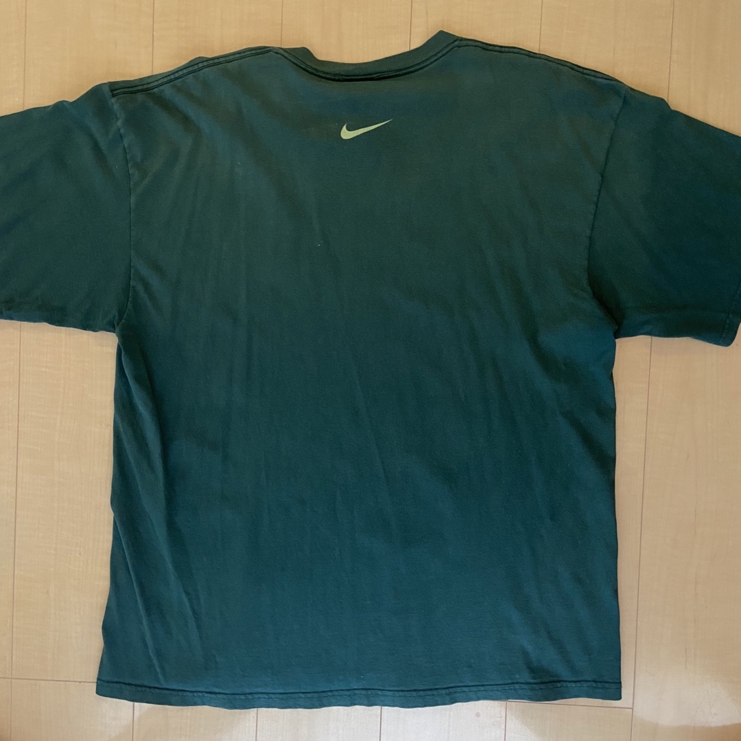 激レア　90S ナイキ　NIKE 深緑　tシャツ プリント　JAL 　F1