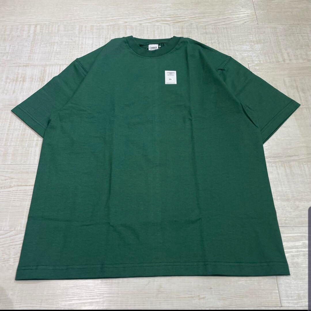 ① 新品 未使用 CAMBER キャンバー tシャツ グリーン系 サイズ XL