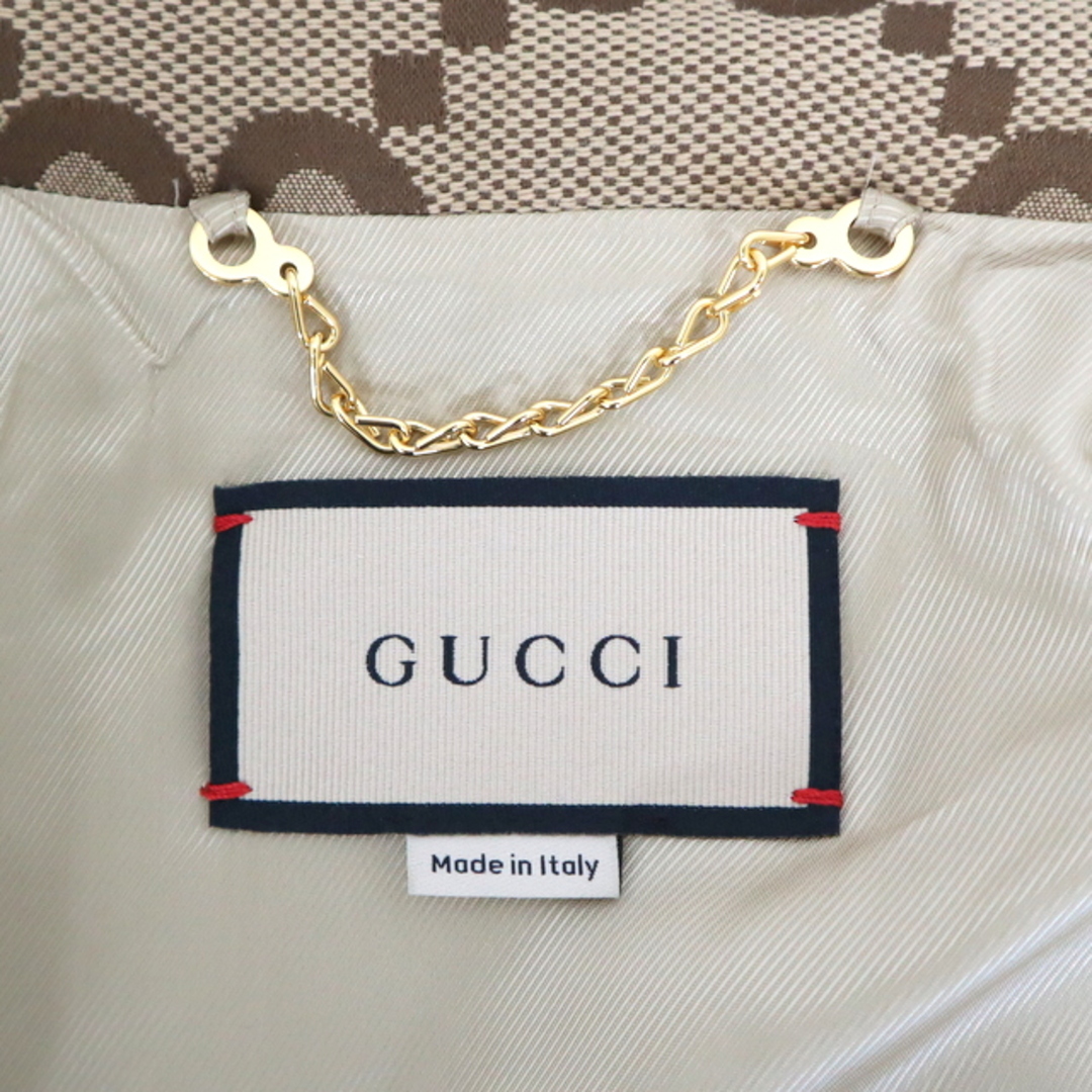 GUCCI - 【GUCCI】グッチ ジャンボGG キャンバスブルゾン ジップ GUCCI - 【GUCCI】グッチ ジャンボGG キャンバスブルゾン ジップ