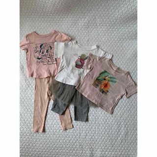 ビームス(BEAMS)のTシャツ　パンツ　サイズ80〜90  上下まとめ売り(Tシャツ/カットソー)