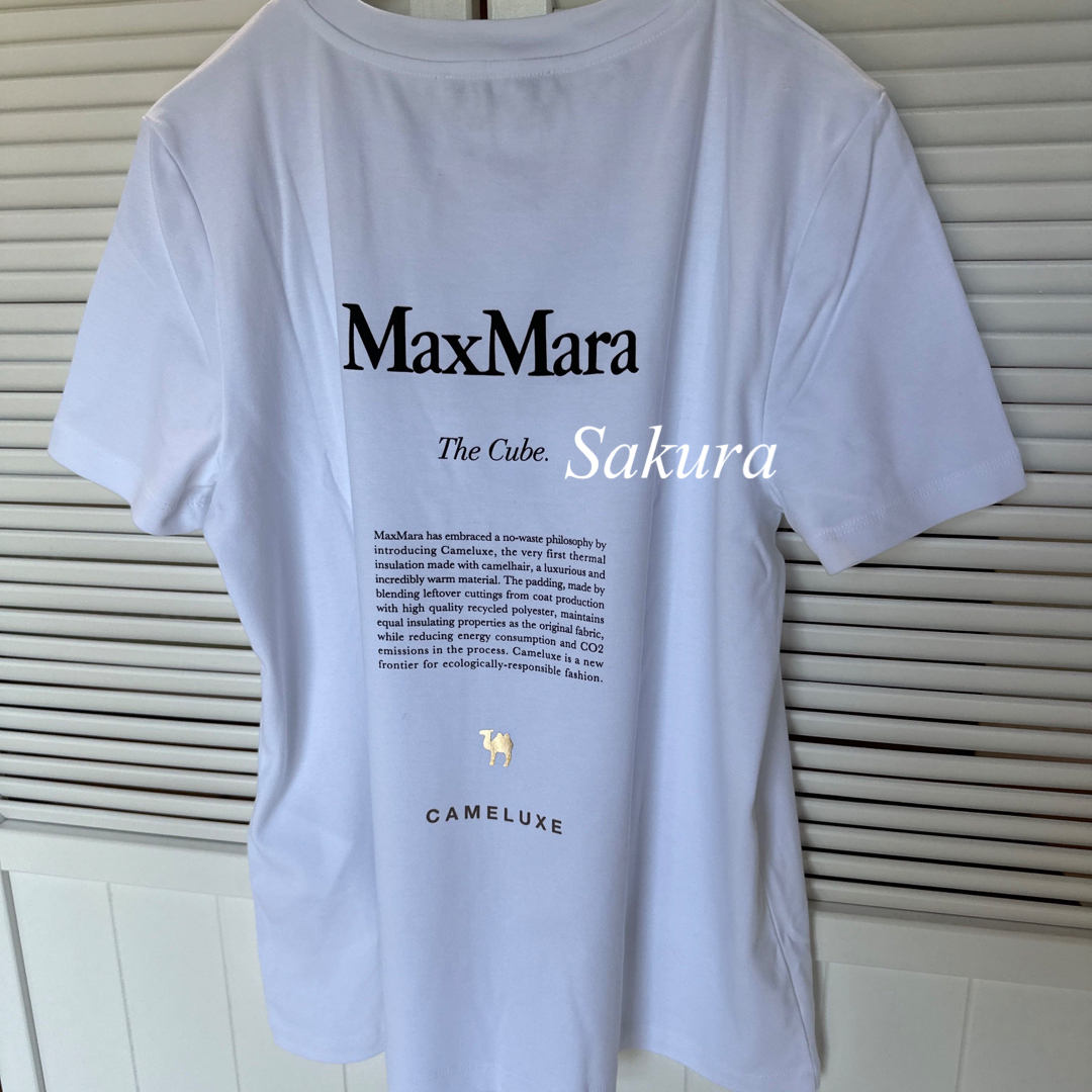 'S Max Mara(エスマックスマーラ)のMax Mara The Cube 2023 Tシャツ 百貨店購入 レディースのトップス(Tシャツ(半袖/袖なし))の商品写真