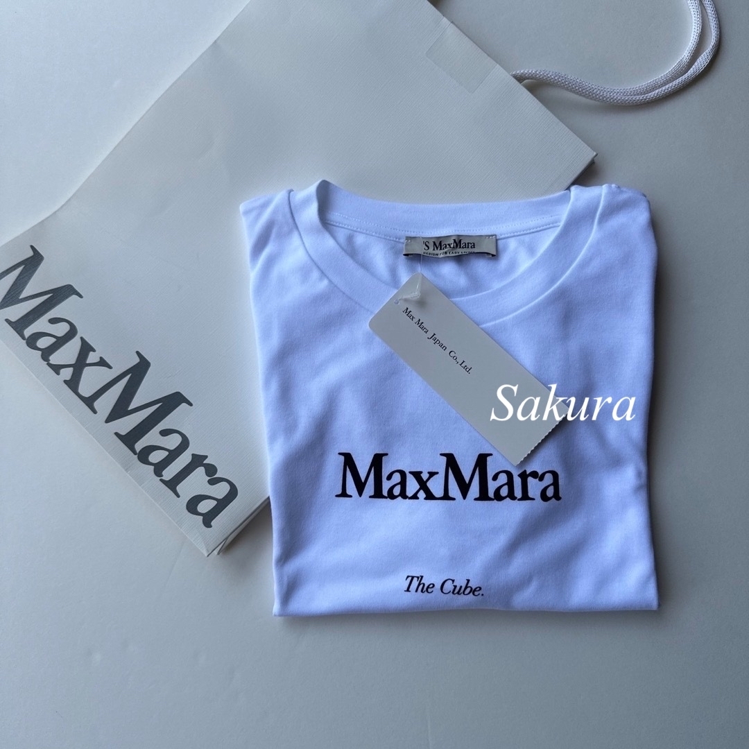 'S Max Mara(エスマックスマーラ)のMax Mara The Cube 2023 Tシャツ 百貨店購入 レディースのトップス(Tシャツ(半袖/袖なし))の商品写真