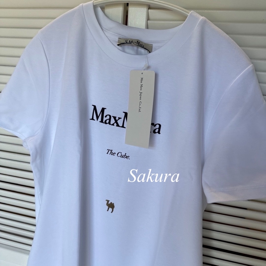 'S Max Mara(エスマックスマーラ)のMax Mara The Cube 2023 Tシャツ 百貨店購入 レディースのトップス(Tシャツ(半袖/袖なし))の商品写真