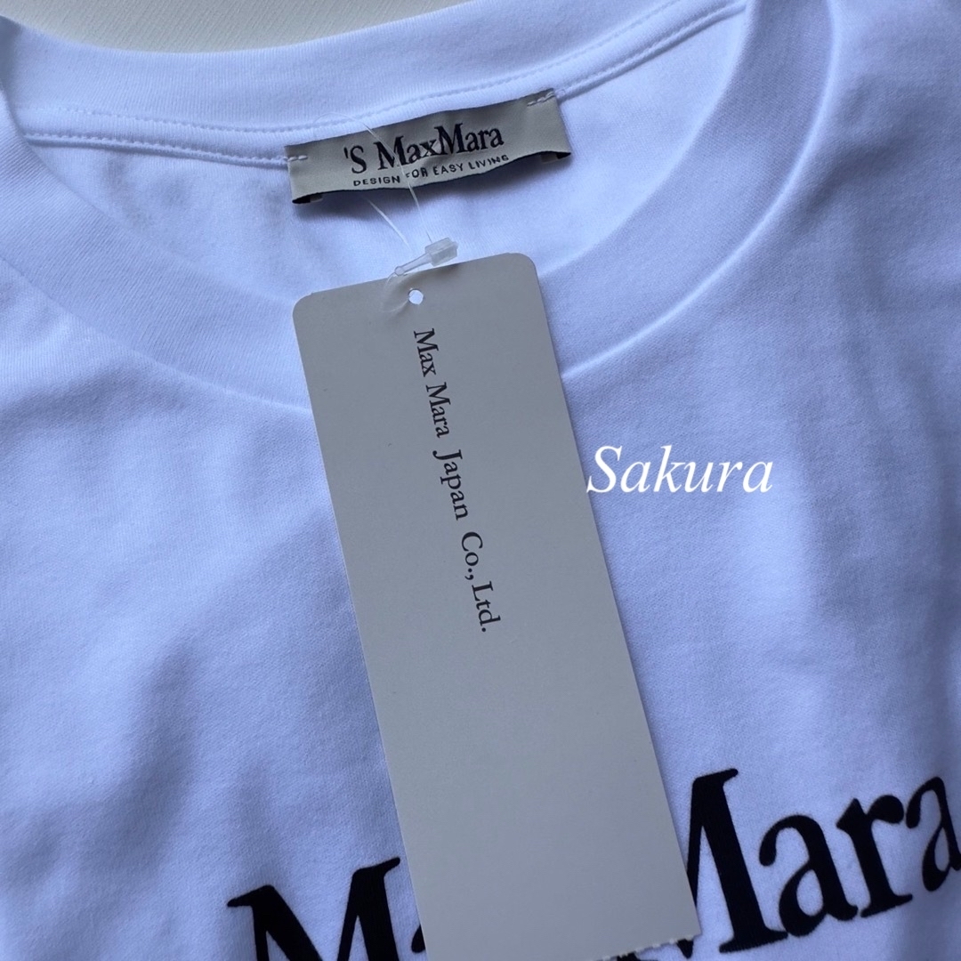 'S Max Mara(エスマックスマーラ)のMax Mara The Cube 2023 Tシャツ 百貨店購入 レディースのトップス(Tシャツ(半袖/袖なし))の商品写真