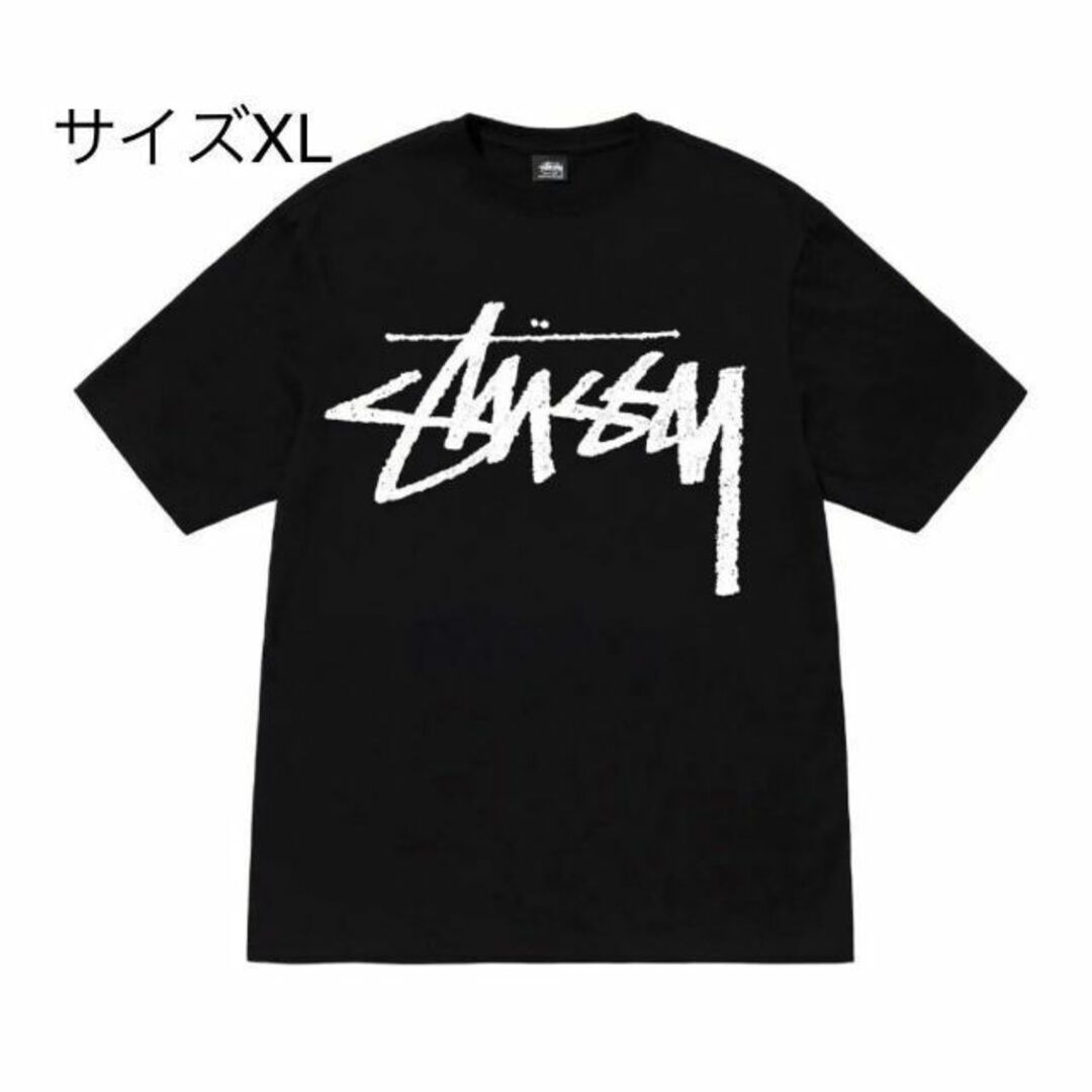 【新品】stussy Tシャツ　サイズXL ブラック