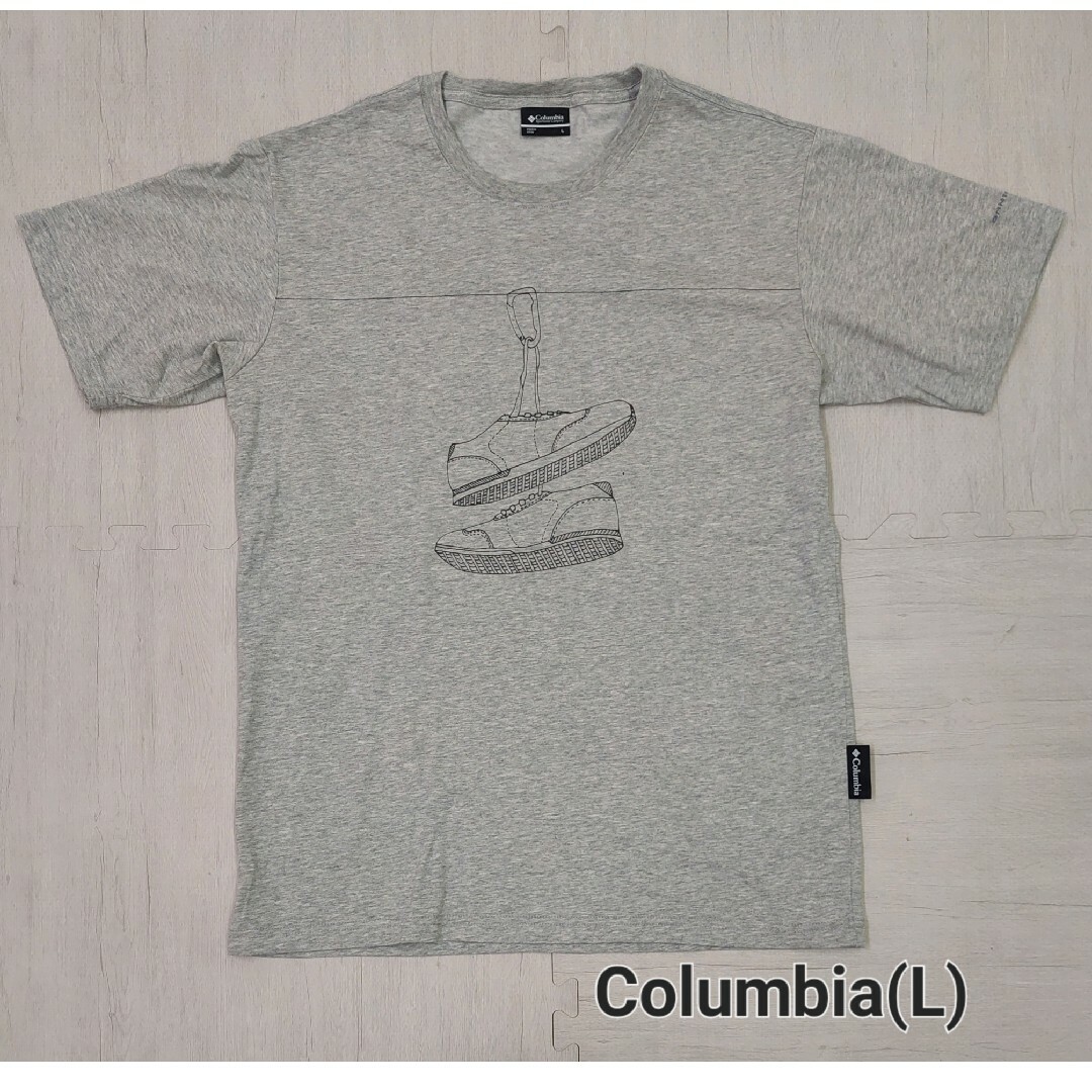 Columbiaコロンビア・ Tシャツ グレー・サイズL