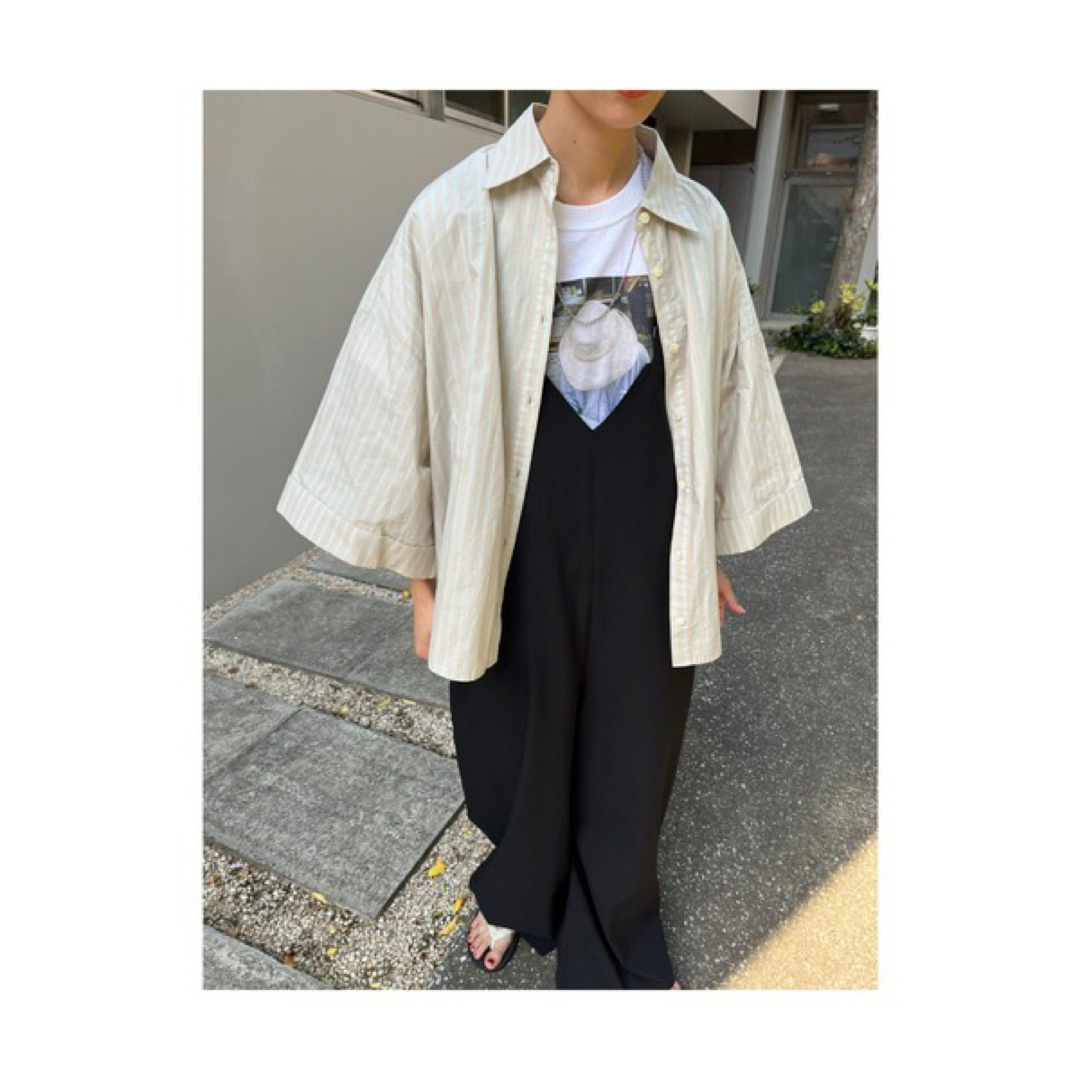  BLACK BY MOUSSY half sleeve loose shirt レディースのトップス(シャツ/ブラウス(半袖/袖なし))の商品写真