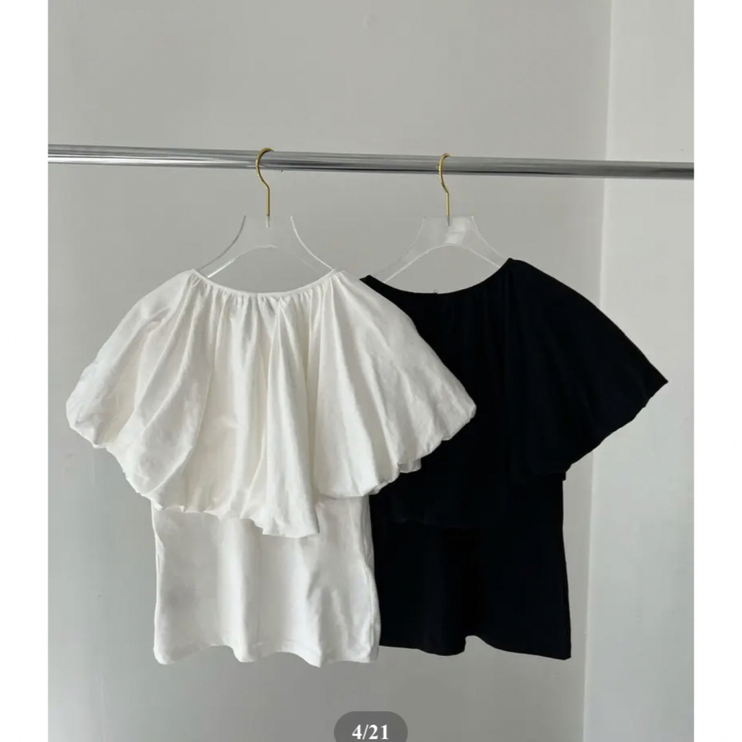 le.ema balloon sleeve blouse レディースのトップス(シャツ/ブラウス(半袖/袖なし))の商品写真