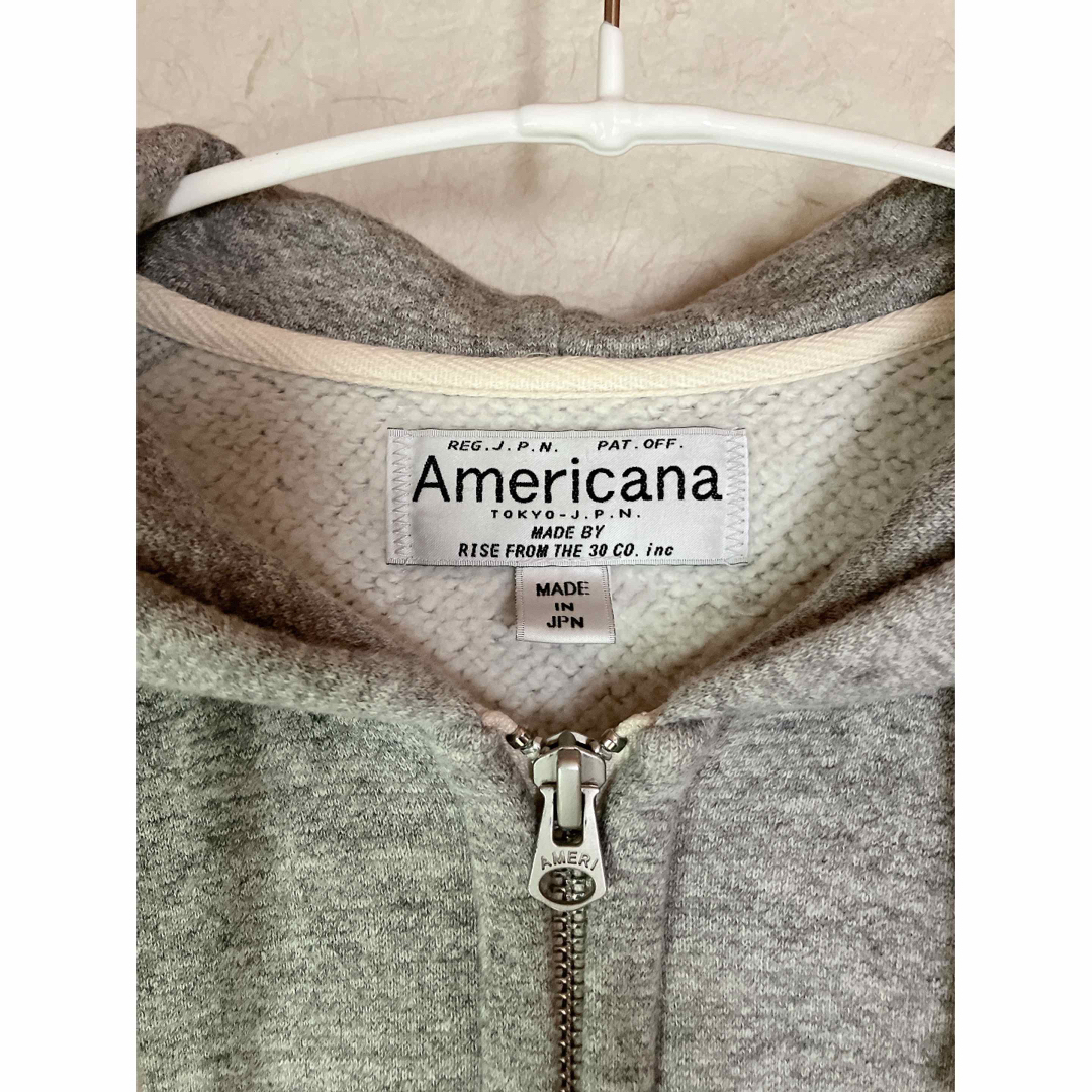 AMERICANA(アメリカーナ)の【Americana】ジップパーカー　裏起毛 レディースのトップス(パーカー)の商品写真