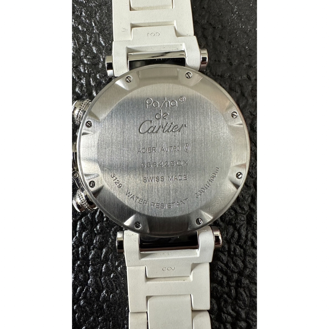 Cartier(カルティエ)のカルティエ　パシャシータイマークロノグラフ メンズの時計(腕時計(アナログ))の商品写真
