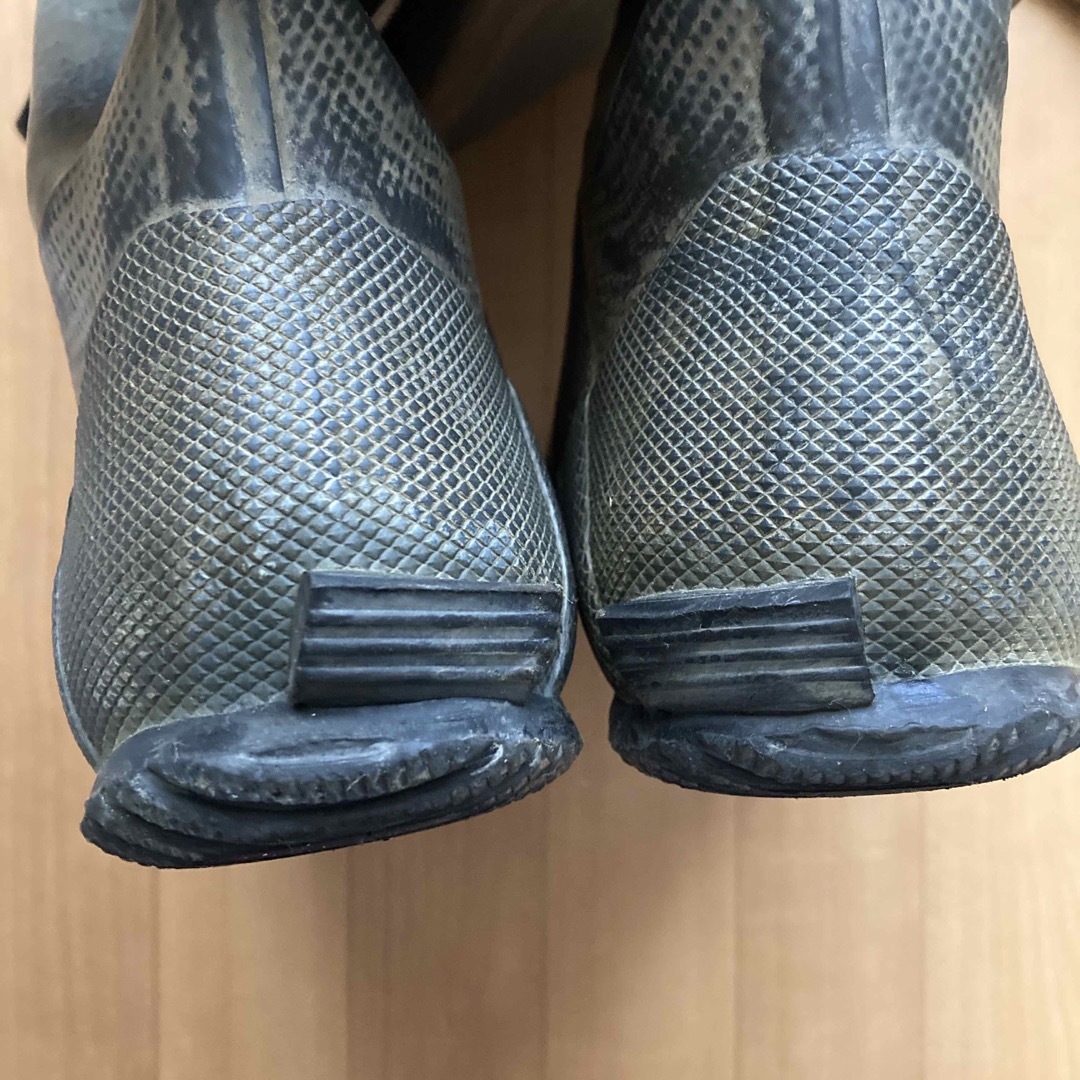 野鳥の会 バードウォッチング長靴 色　グレー サイズ　M  （25.0㎝） レディースの靴/シューズ(レインブーツ/長靴)の商品写真