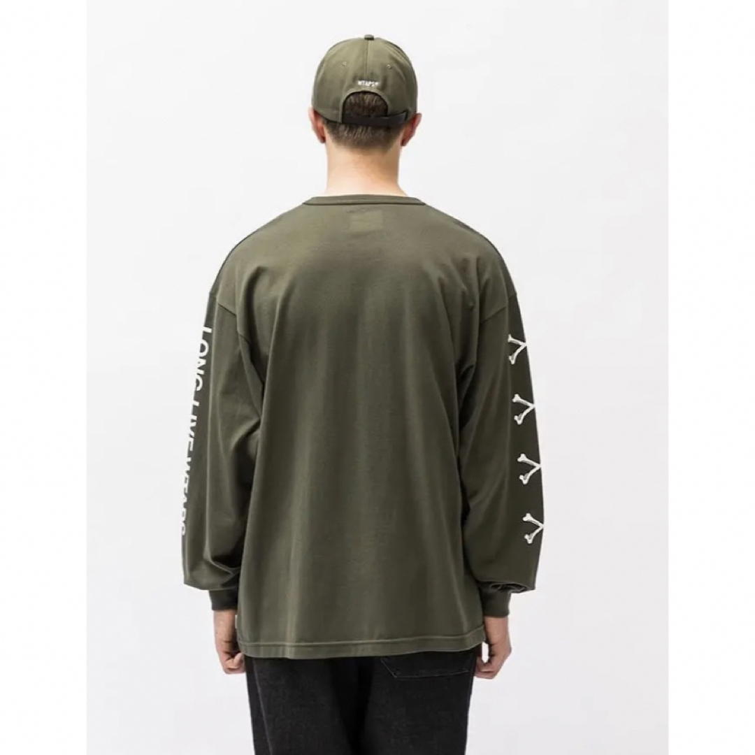 W)taps(ダブルタップス)のWtaps LXLXW LS Cotton "Olive Drab" 22FW メンズのトップス(Tシャツ/カットソー(七分/長袖))の商品写真