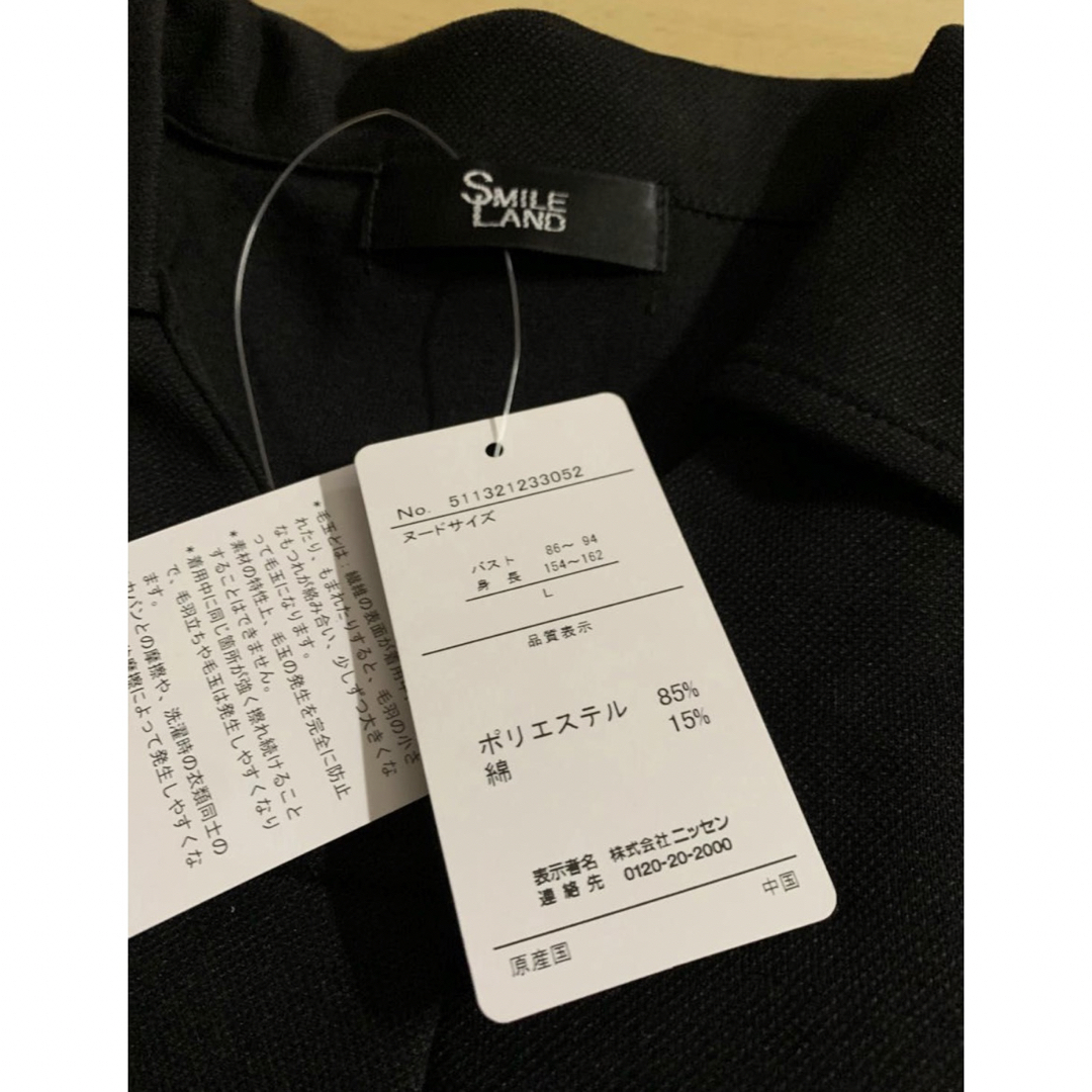 試着のみ 半袖ポロチュニック レディース Lサイズ 黒 ポロシャツ チュニックの通販 by fhJy｜ラクマ