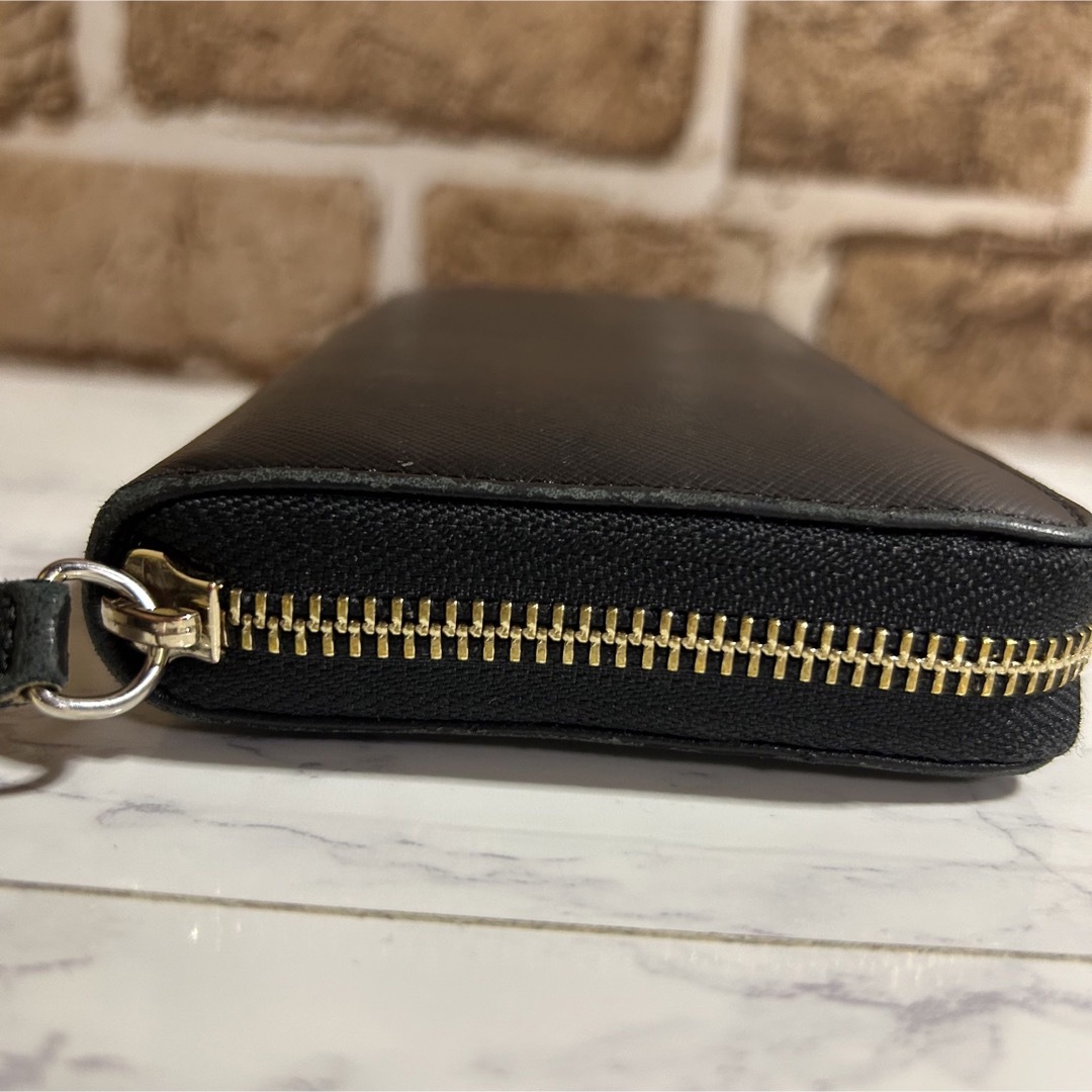 Vivienne Westwood(ヴィヴィアンウエストウッド)のヴィヴィアンウェストウッド　長財布　ラウンドジップ　BLACK レザー レディースのファッション小物(財布)の商品写真