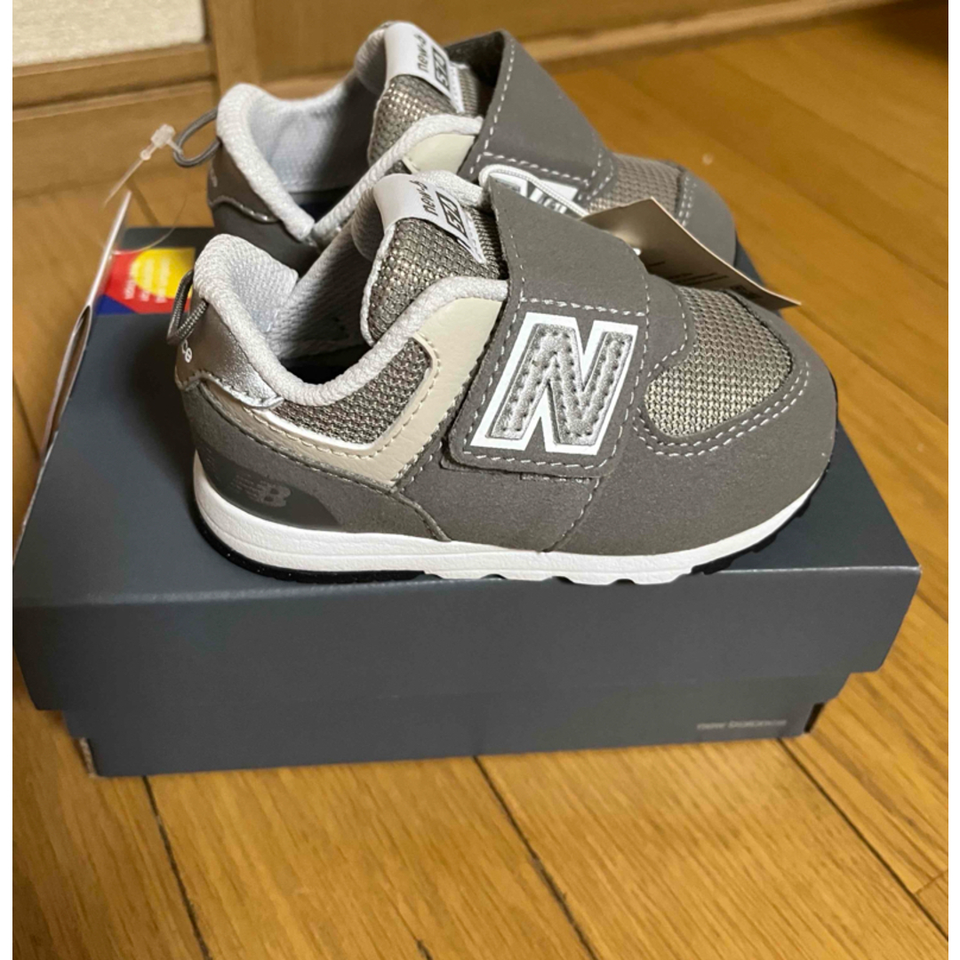 New balance new-b 574 グレー　12.5cm ベビー