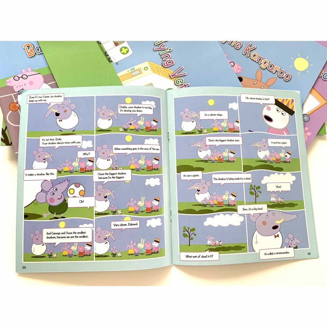 peppa pig ペッパピッグ漫画版シリーズ4全冊音源付 動画付　新品