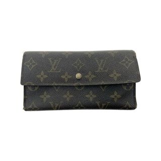 〇〇LOUIS VUITTON ルイヴィトン モノグラム ポルト トレゾール インターナショナル 長財布 M61215 ブラウン