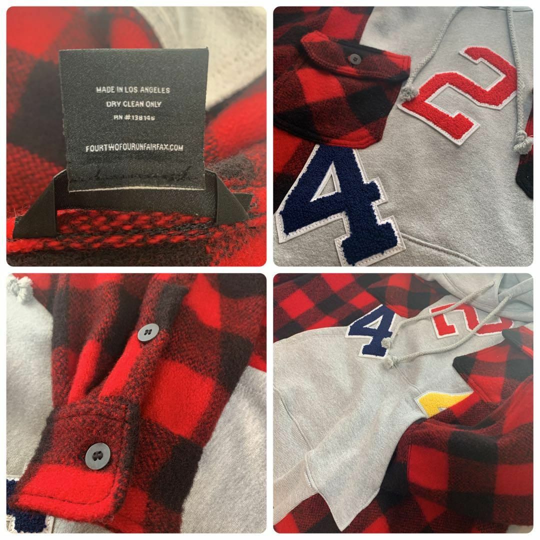 424】FLANNEL HOODIE／新品タグ付／送料込／納品書有の通販 by ...