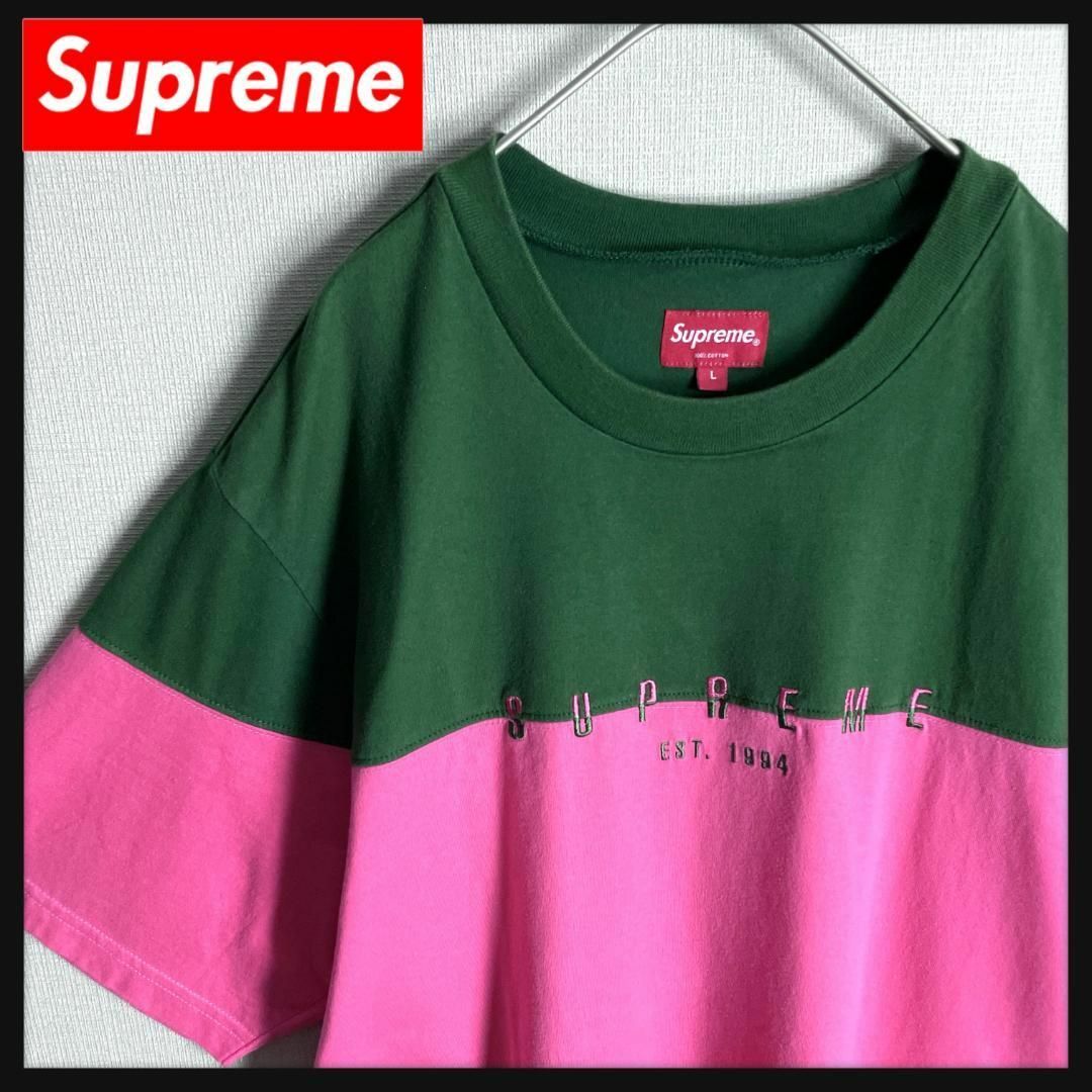 Supreme 刺繍　完売品　Lサイズ　Tシャツ