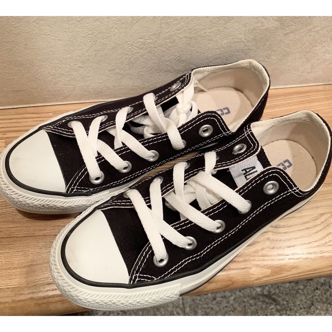 CONVERSE(コンバース)のコンバース　オールスター　ローカット　スニーカー　22cm ブラック　正規品 レディースの靴/シューズ(スニーカー)の商品写真