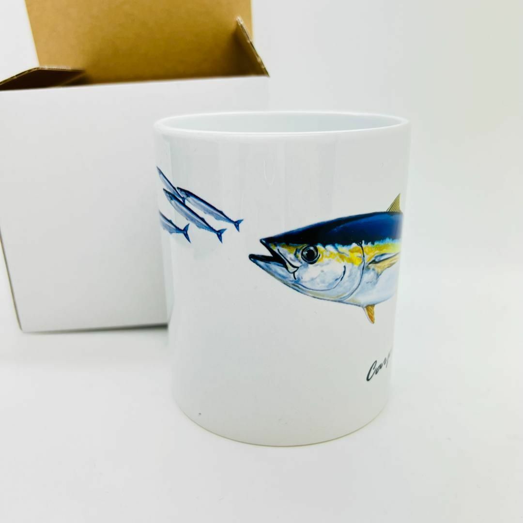 新品 カーペンター マグカップ キハダ＆サンマ 秋刀魚を追う大型キハダマグロ