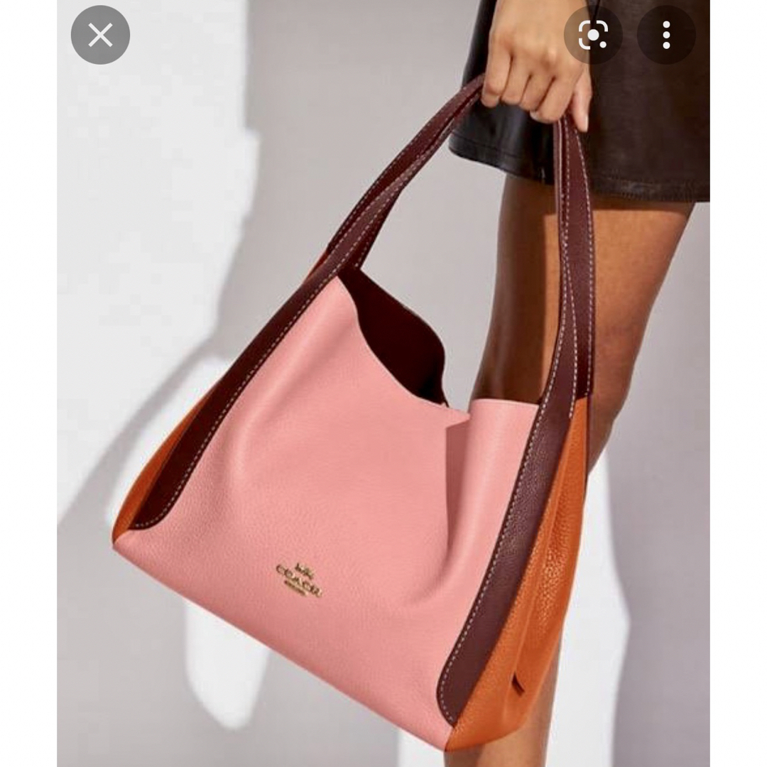 COACH(コーチ)の【新品】 COACH ハドリーホーボーカラーブロック レディースのバッグ(ショルダーバッグ)の商品写真