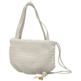 BOTTEGAVENETA ボッテガヴェネタ ハンドバッグ ショルダーバッグ イントレチャート ホワイト 125787 良品  56852