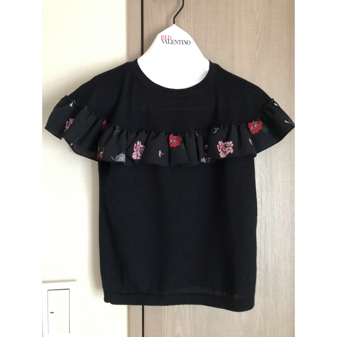 RED VALENTINO  フリルつきウールニットXS